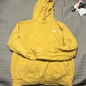 Yellow Nike hoodie